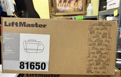 LiftMaster 81650 ½ HP  Chain Drive Wi-Fi Garage Door Opener NO RAIL New - Image 1 of 4