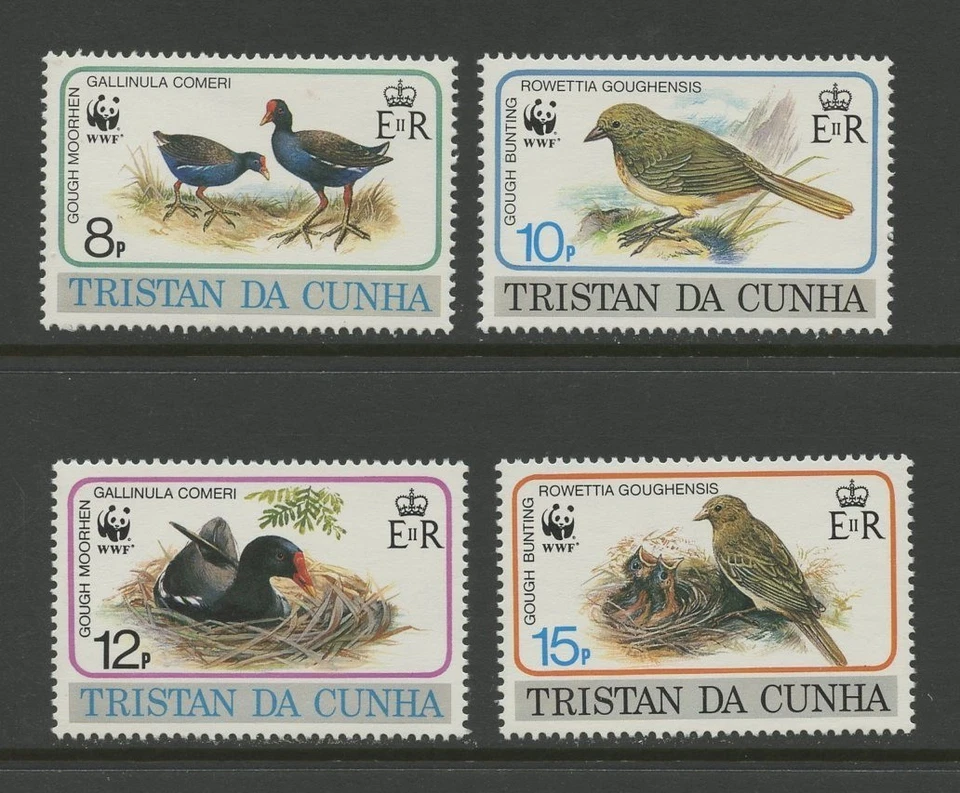 TRISTAN DA CUNHA 500-503, 1991 МИРОВОЙ ФОНД ДИКОЙ ПРИРОДЫ, КАК НОВЫЙ БЕЗ НАКЛЕЕК И СЛЕДОВ (TRD4591K) - Изображение 1 из 1