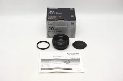 Panasonic Lumix G 20mm f/1.7 II ASPH. Standard Lens - Black - Image 1 of 4