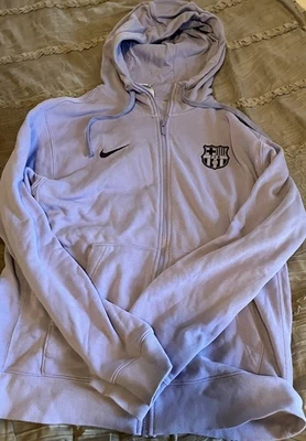 Sudadera con Capucha FC Barcelona Fútbol FCB NIKE Púrpura Fútbol MEDIANA Sudadera con Capucha Foto 1 de 4