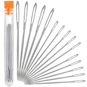 Large Eye Sewing Needles, Sewing Needles, Stainless Steel Embroidery Thread N... - Picture 1 of 7