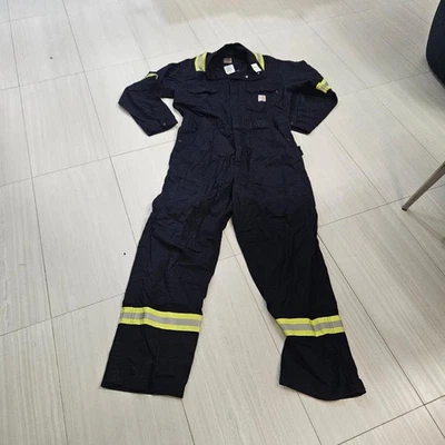 CARHARTT Fr Coveralls Mens Size M LN Workwear Hi Vis Flame Resistant 63686-20 - Image 1 of 4