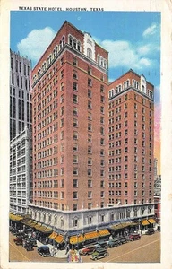 # K2521     HOUSTON,  TX.    POSTCARD,    TEXAS STATE HOTEL - Picture 1 of 2