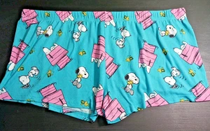 Peanuts Snoopy Pajama Shorts Women's 2X Blue Doghouse - Bild 1 von 13