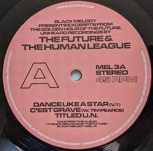 The Future & The Human League - Excerpts From The Golden Hour Of The Future (12" - Picture 1 of 2