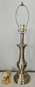 RARE Authentic Vintage Stiffel Brushed Brass Trophy Lamp. 24.5" FREE SHIPPING - Picture 1 of 17