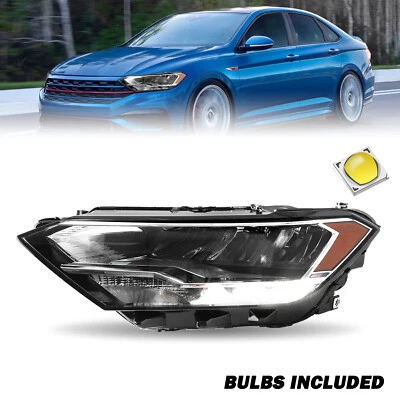 Faro LED completo para Volkswagen Jetta 2019-2023 lado izquierdo conductor sin proyector Foto 1 de 4