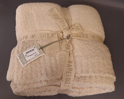 Barefoot Dreams CozyChic Throw, Stone 54" x 72"