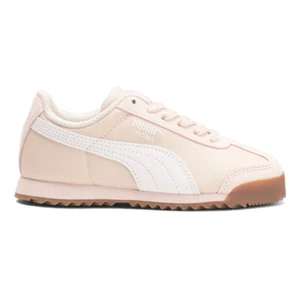 Puma Roma Basic Summer Lace Up Youth Girls Pink Sneakers Casual Shoes 36279515