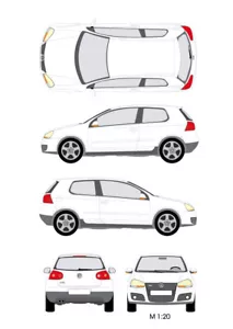 CAR GRAPHICS CDR FS CDL ES JOB PDF AI EPS BLUE PRINTS ADESIVI PERSONALIZZATI - Foto 1 di 18