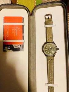 Orologio Uomo Analogico Automatico Laco Olive Aachen 39mm Edizione Limitata Usato Funzionante - Foto 1 di 8