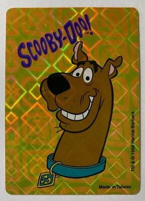 1998 Hanna Barbera Scooby Doo Head Shot Konica Sticker - Image 1 of 2