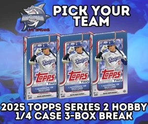 PHILADELPHIA PHILLIES 2025 Topps Series 2 Hobby 1/4 Case 3-Box Break #16! - Imagen 1 de 2
