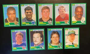 1989 Score Football Rookies RC Lot of 9 Mandarich Beebe Wisniewski - Bild 1 von 4