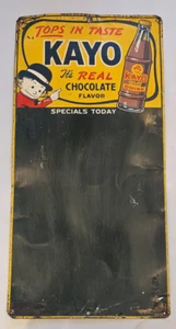 VTG Kayo Chocolate Drink Beverage Pop Soda Menu Gas Station Metal Sign Display - Picture 1 of 18
