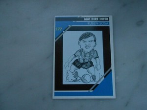 CARDS FIGURE INTER TEAM MIA - NEVER SAY INTER - SOSA - NO. 177
