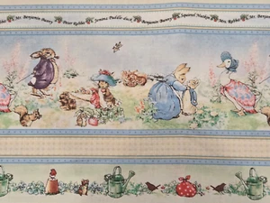 2006 World of Beatrix Potter Peter Rabbit print, Cranston Print Works 2 Yards - Picture 1 of 3
