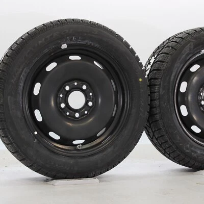 Original MINI F55 F56 F57 Winterräder 15 Zoll auf Stahlfelgen RF Pirelli NEU - Bild 1 von 4