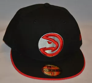 NEU! New Era 59Fifty Atlanta Hawks - Mütze schwarz grau Pop Collection (Größe 7 1/4) - Bild 1 von 9