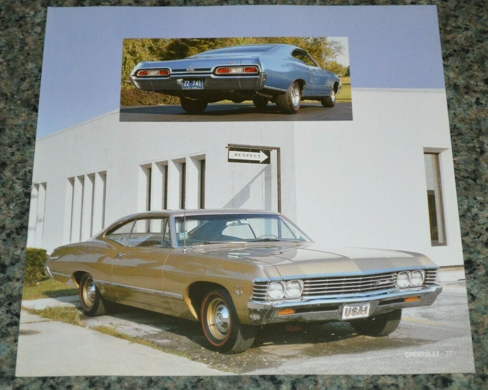 1967 CHEVY IMPALA SS 427 PICTURE FEATURE PRINT PHOTO 67 SS427★★7 - Image 1 of 1