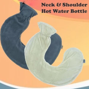 2in1 Nacken & Schulter Heißwasserflasche Vlieswärmer Stress Schmerzmittel warm - Bild 1 von 8