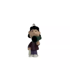 Hallmark 2000 Peanuts Lucy Snoopy Christmas Ornament With Megaphone EUC - Picture 1 of 4