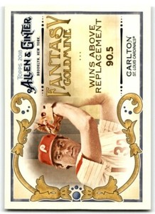 2018 TOPPS ALLEN & GINTER FANTASY GOLDMINE STEVE CARLTON ST. LOUIS