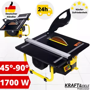 Tischkreissäge Fliesenschneider Elektro Säge Fliesenschneidmaschine Nass 1700W - Bild 1 von 13