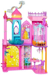 barbie castello arcobaleno rainbow castle chateau arc regenbogen schloss DPY39 - Imagen 1 de 1