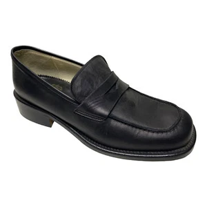 SCARPE MOCASSINO CASUAL UOMO GREYOUND 9958 PELLE NERO ORIGINALE AI - Picture 1 of 6