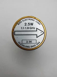 Bird 43 Thruline Wattmeter Element 2.5Watt 2.5K 1.1-1.8GHz - Zdjęcie 1 z 4