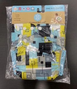 Charlie Banana One Size Cloth Diaper W/ 2 Reusable Inserts NEW Eco Friendly - Picture 1 of 2