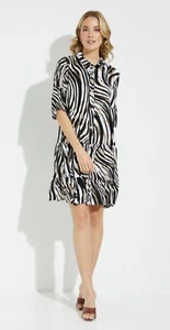 Joseph Ribkoff Animal Print Shirt Dress 231134 Size UK 16 RRP £295.00 - Picture 1 of 7