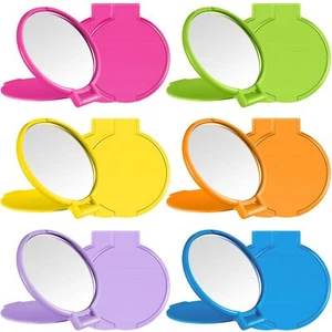 Mini Folding Compact Mirror Vintage Round Pocket Mirror 12-Piece Set - Picture 1 of 6