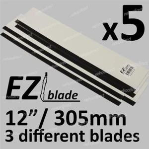 5 x EZIblade Squeegee 12"/305mm - Plastic/Rubber with 3 in 1 use - Picture 1 of 1