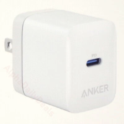Anker PowerPort III 20W PD USB-C Fast Charge Block Wall Charger iPhone Samsung - Image 1 of 4