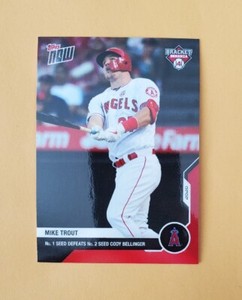 2020 Topps Now Bracket Bonanza /934 Round 4 #BB41 Mike Trout - Print Run: 934