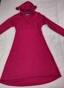 The North Face Damen Elmira Kleid mit Kapuze rosa/rot 3/4 Arm Größe S - Bild 1 von 11