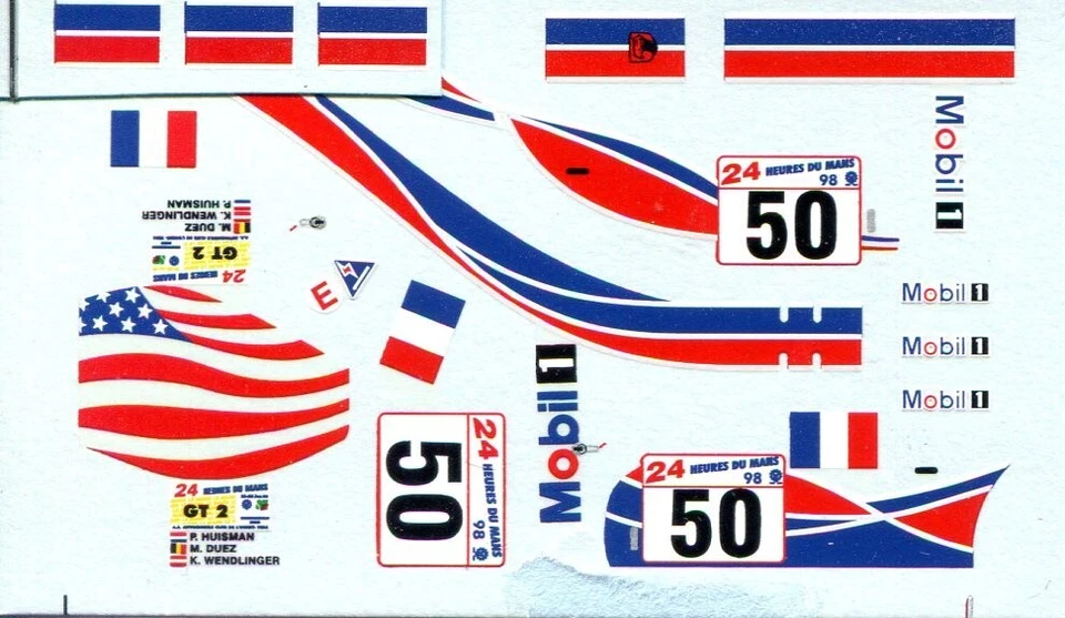 CHRYSLER VIPER N° 50 TEAM ORECA LE MANS 1998 COLORADO ALTAYA DECALS 1/43 - Immagine 1 di 1