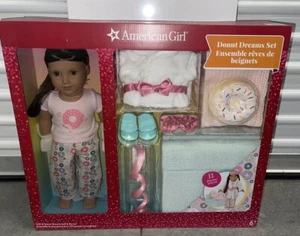 New American Girl  Donut Dreams Truly Me 18” Doll, Bed and Pajama Set 2023 - Picture 1 of 5