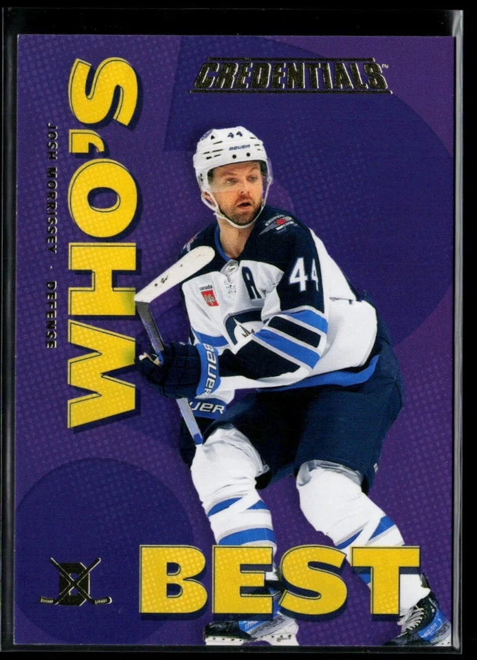 2023-24 Upper Deck Credentials Who's Best? #WB-JM Josh Morrissey - Image 1 of 2