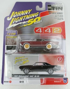 Johnny Lightning 1:64 Chase A.S.S NUOVO Oldsmobile 442 W-30 1967 White Lightning - Foto 1 di 3