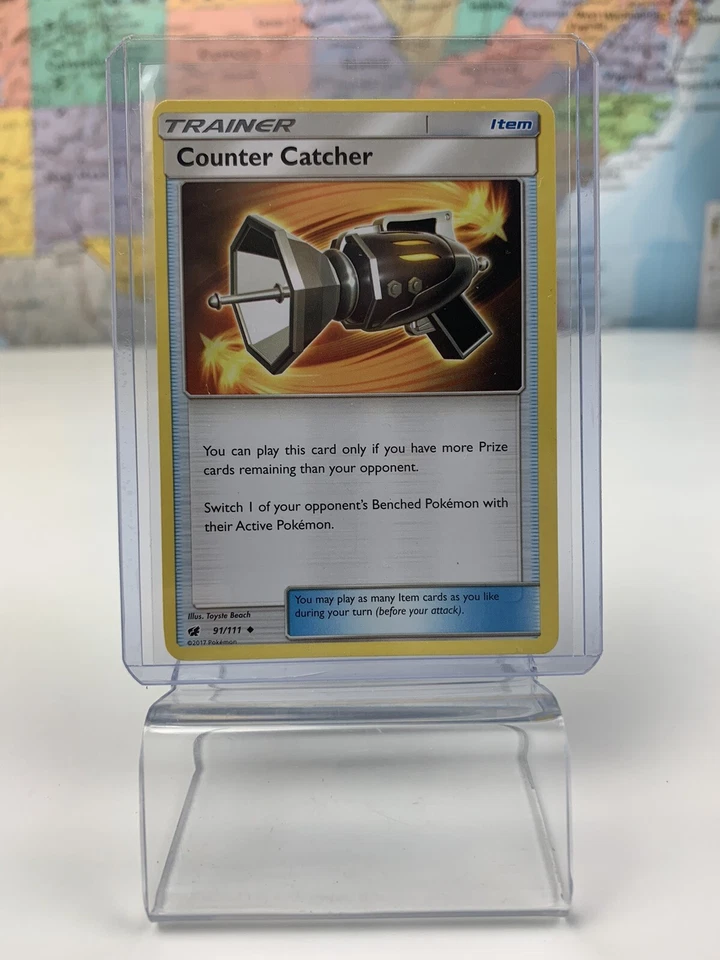 SHIPS SAME DAY Pokemon Card NM Counter Catcher 91/111 Trainer Item 2017 Uncommon - Image 1 of 1
