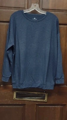 Sudadera deportiva ligera Tuff Athletics Tencel azul para mujer talla L  Foto 1 de 3