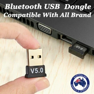 Mini Wireless Bluetooth V5.0 USB Dongle Adaptor For PC Desktop Computer Au - Picture 1 of 9