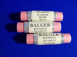 BALGER 3 HI Luster SILVER Blending Filament Kreinik Thread Needlepoint Metallic - Picture 1 of 1