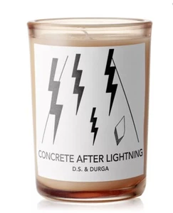 D.S. & DURGA Concrete After Lightning, New 7 oz. candle, Retail: $70