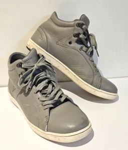 TED BAKER London Men's Shoes Lace Up Sneakers Grey Leather Size US 10 EU 43 - Picture 1 of 11
