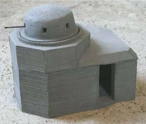 MGM 070-027 1/72 Resin WWII German 2cm Flak in Tank Turret Style 261 Bunker - Picture 1 of 1