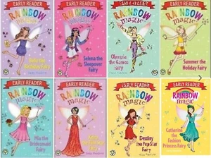 NEU VERSIEGELT x 8 FRÜHE LESERIN REGENBOGEN MAGISCHE FEEN Bücher BELLE SELENA CATHERINE - Bild 1 von 1
